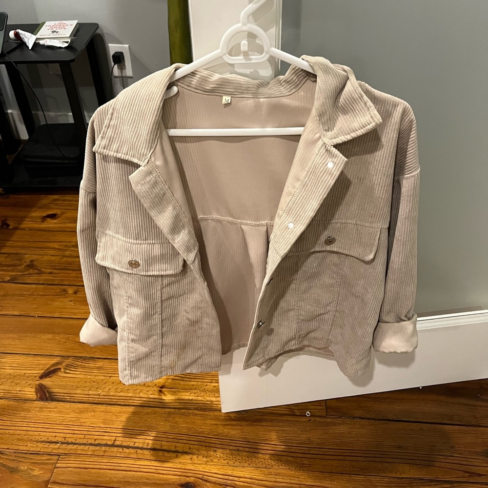 Womens Tan Jacket